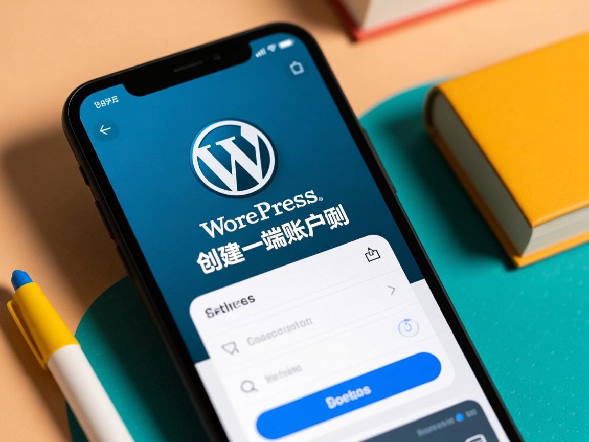 WordPress手机端如何创建账户? 第2张 WordPress手机端如何创建账户? 第2张