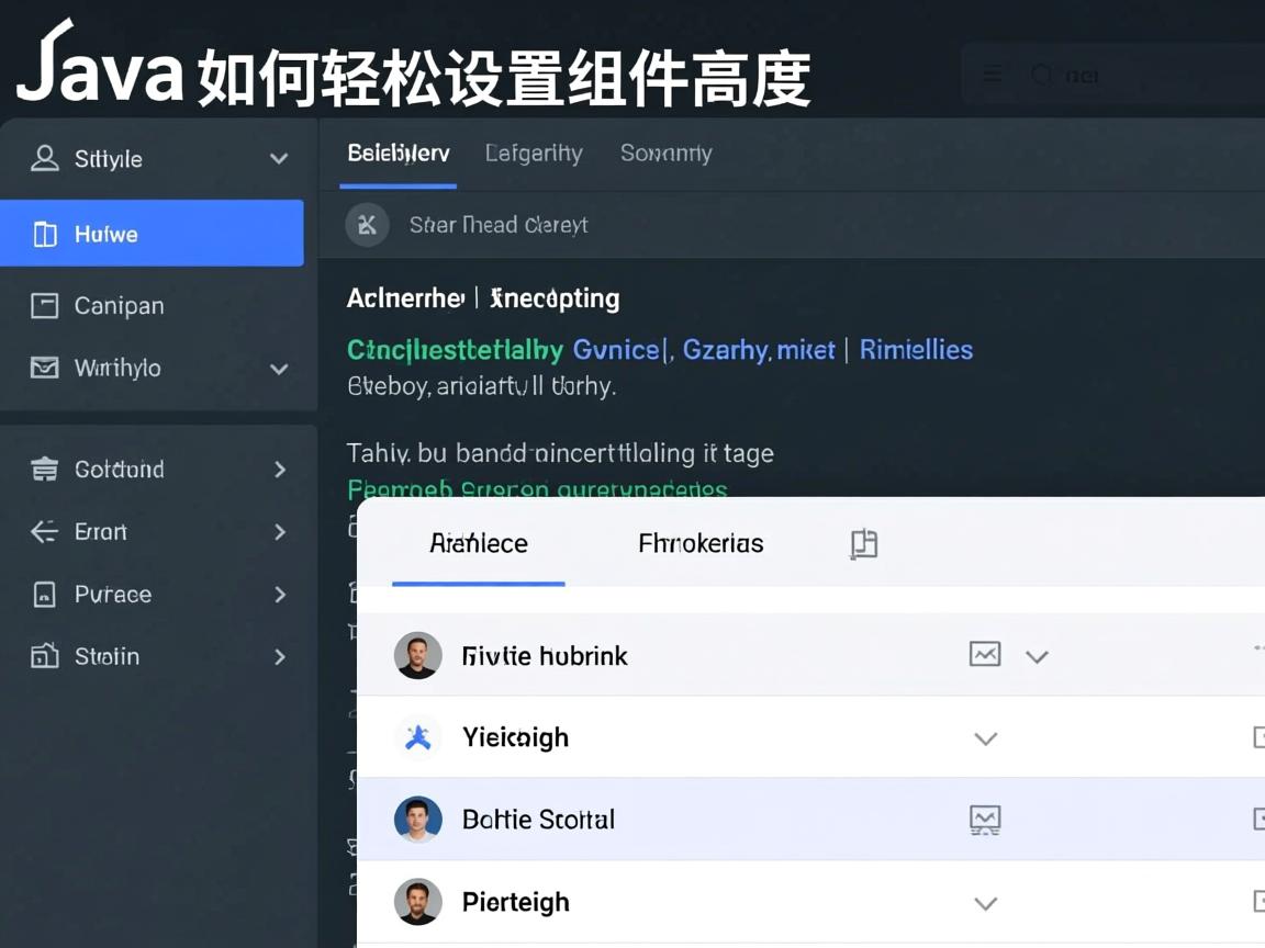 Java如何轻松设置组件高度？  第3张
