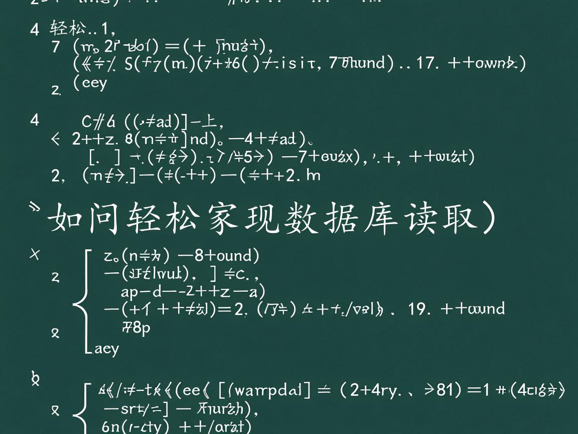 C语言如何轻松实现数据库读取? 第3张 C语言如何轻松实现数据库读取? 第3张