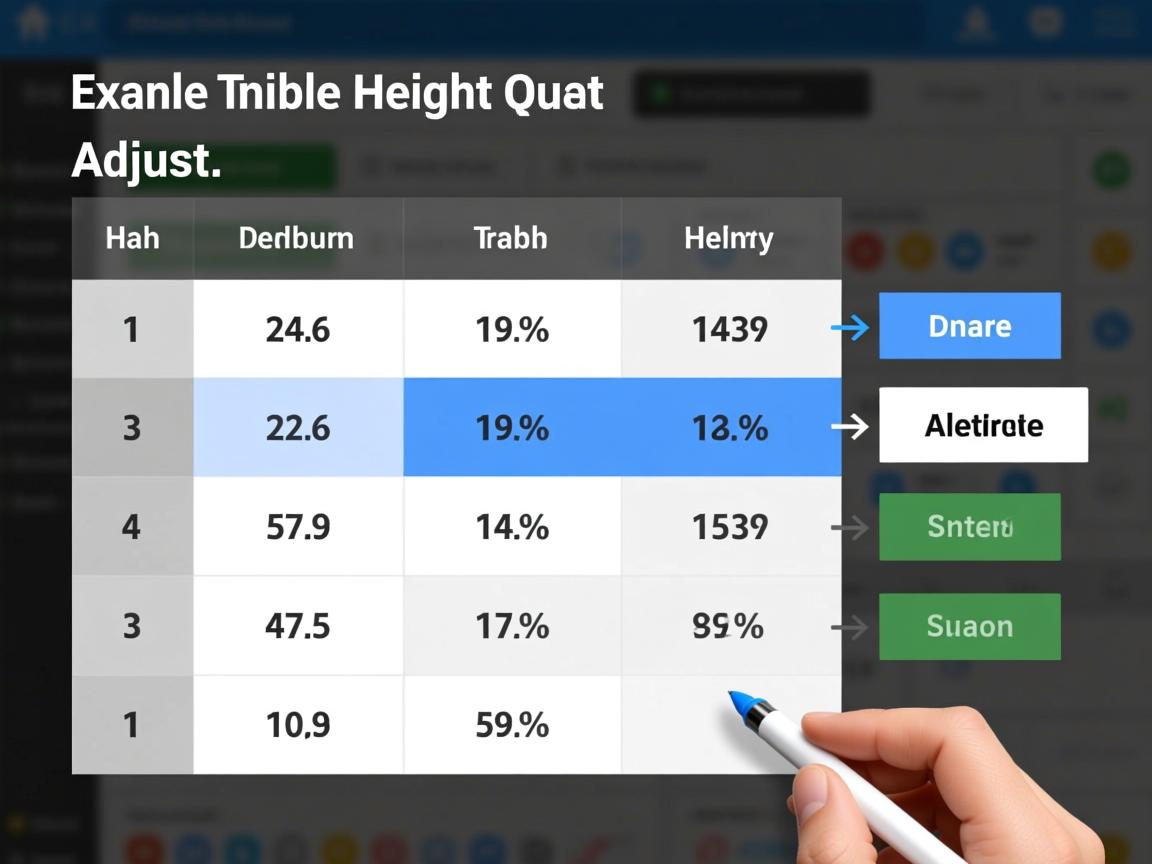 HTML表格高度怎么调整？  第3张