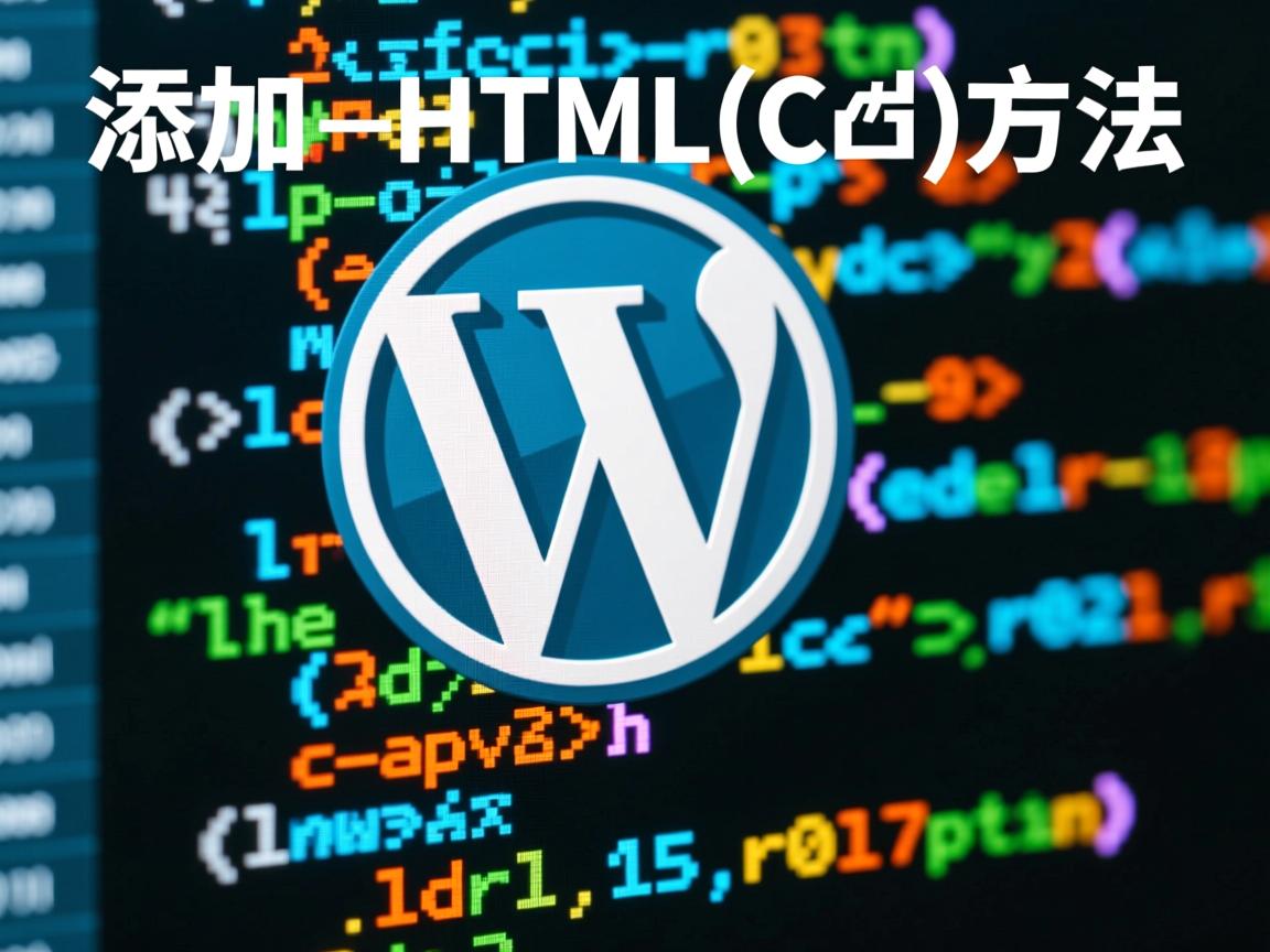 WordPress添加HTML代码方法 第3张 WordPress添加HTML代码方法 第3张