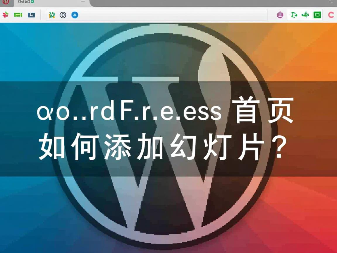 WordPress首页如何添加幻灯片? 第1张 WordPress首页如何添加幻灯片? 第1张