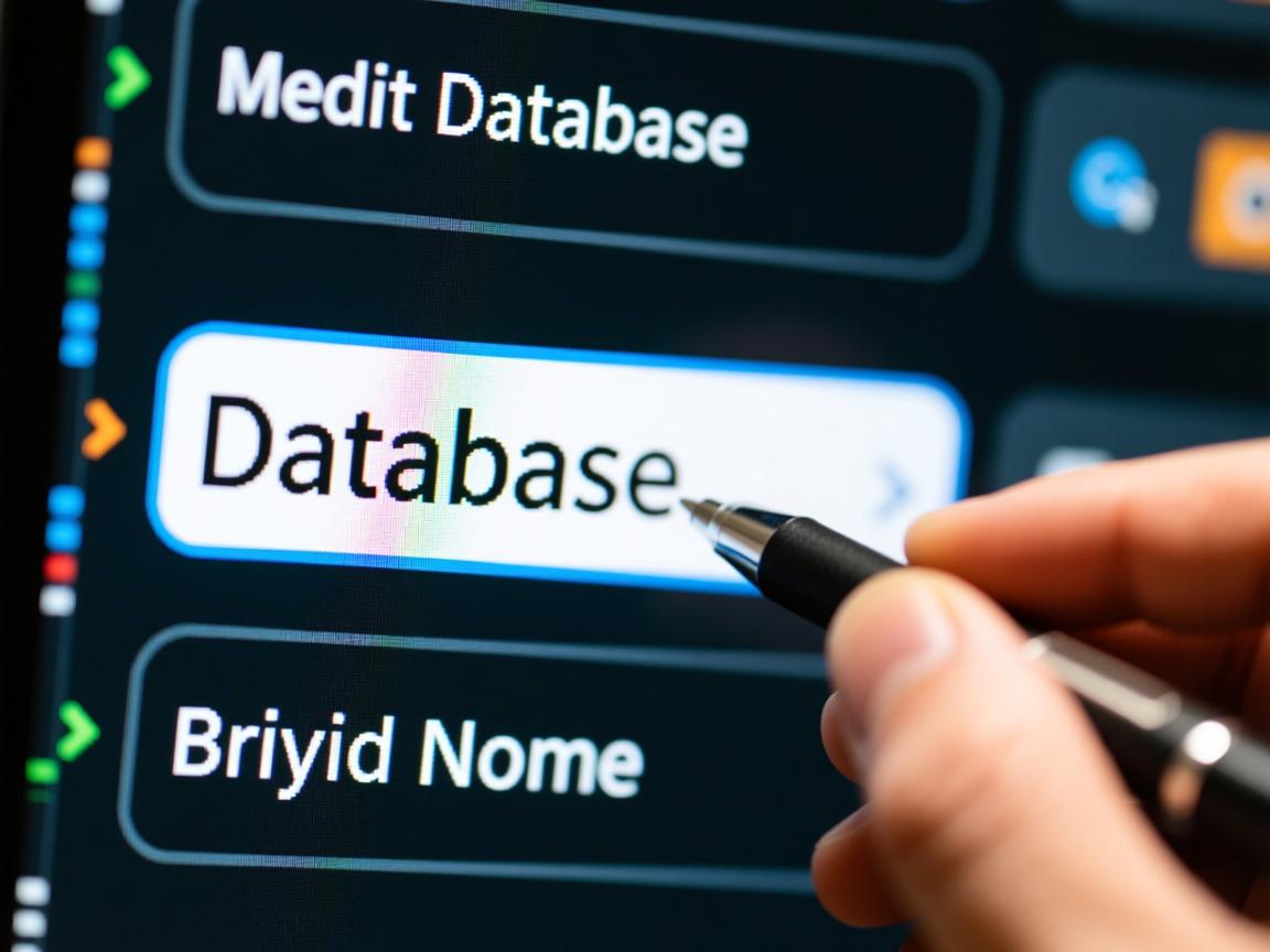 SQL如何修改数据库名？