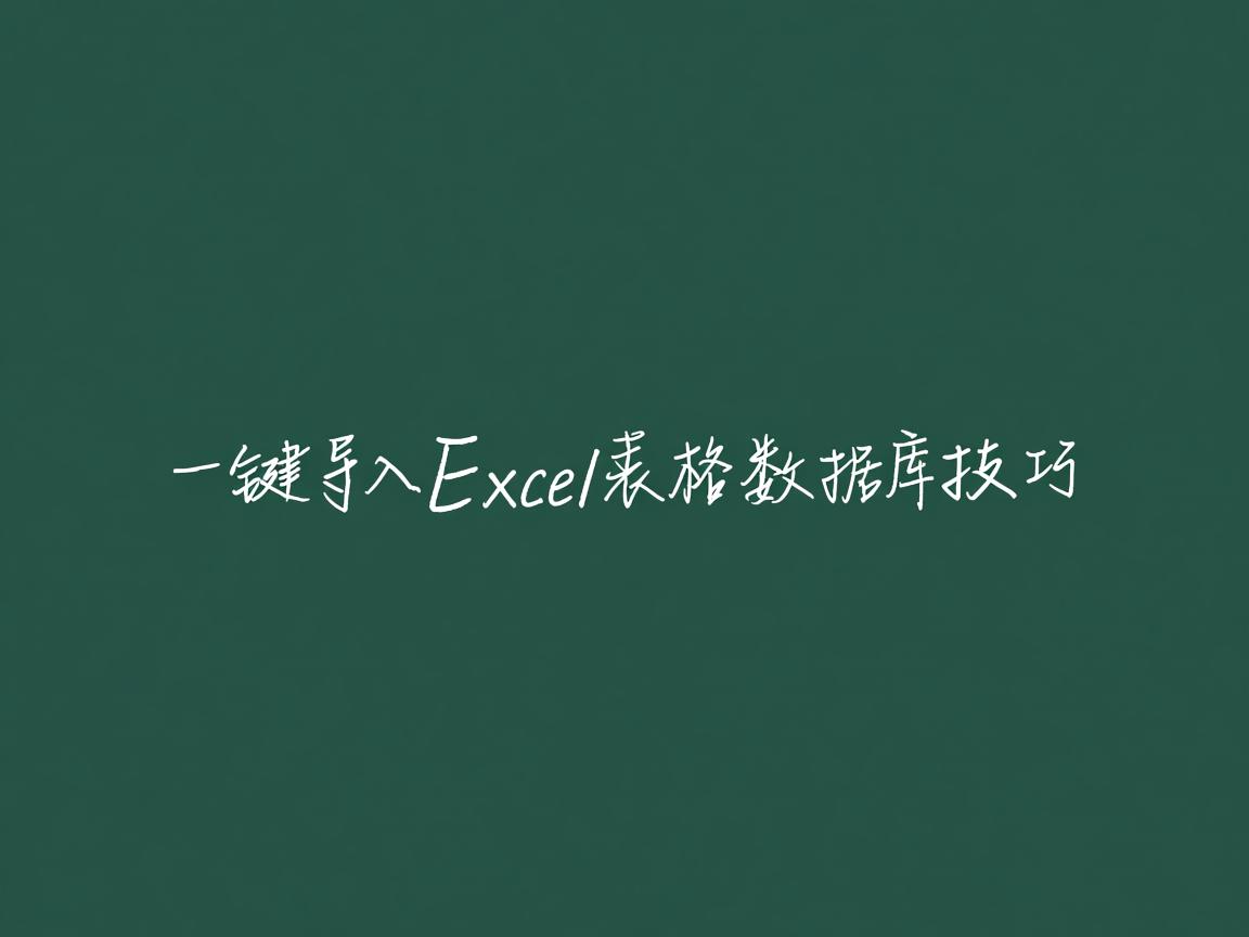 Word一键导入Excel表格数据库技巧 第3张 Word一键导入Excel表格数据库技巧 第3张