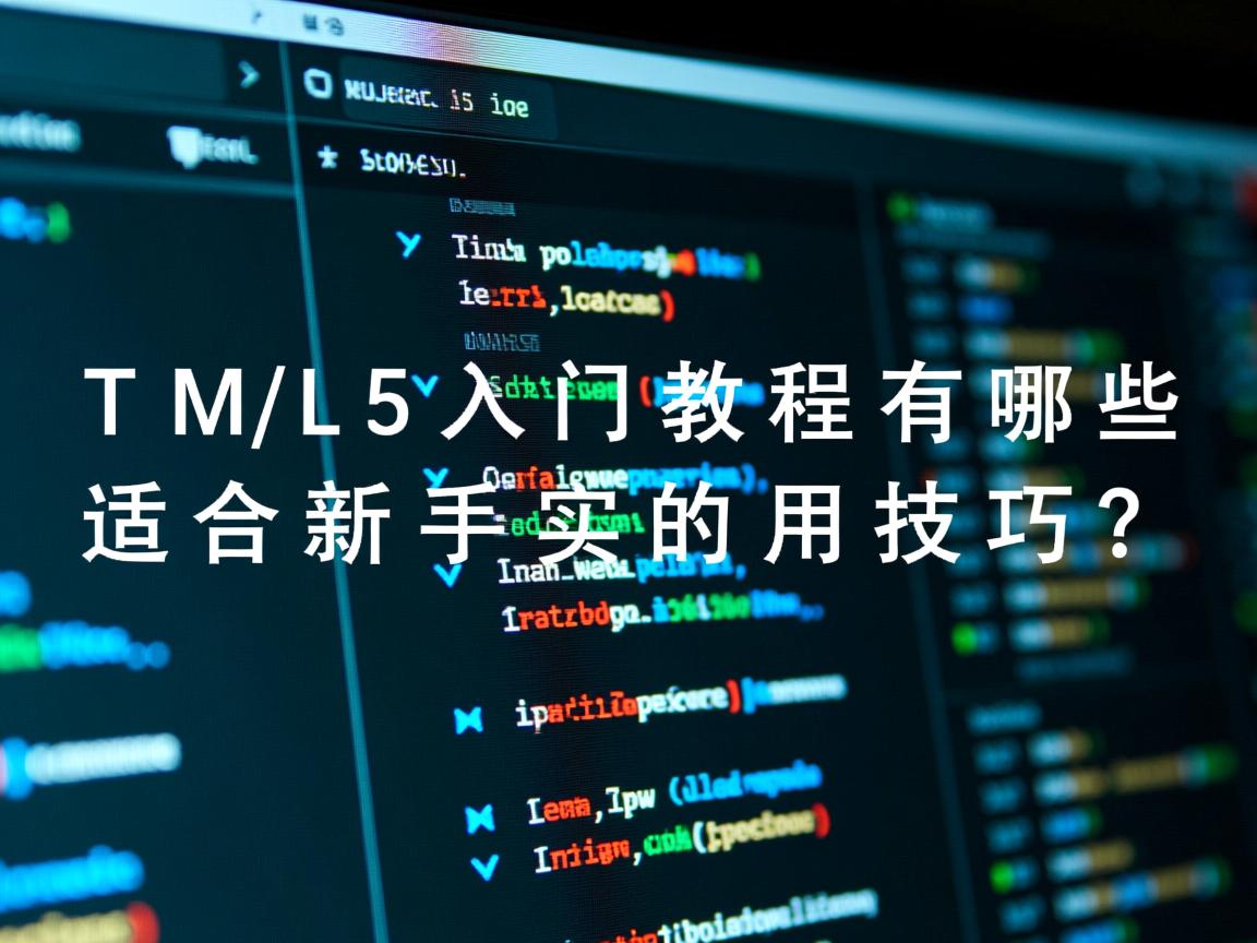 HTML5入门教程有哪些适合新手的实用技巧？  第3张