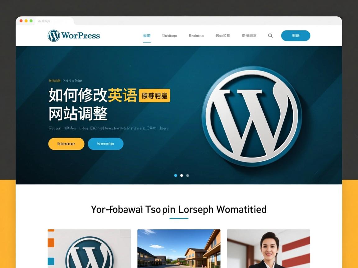 WordPress如何修改英文网站调整？  第3张