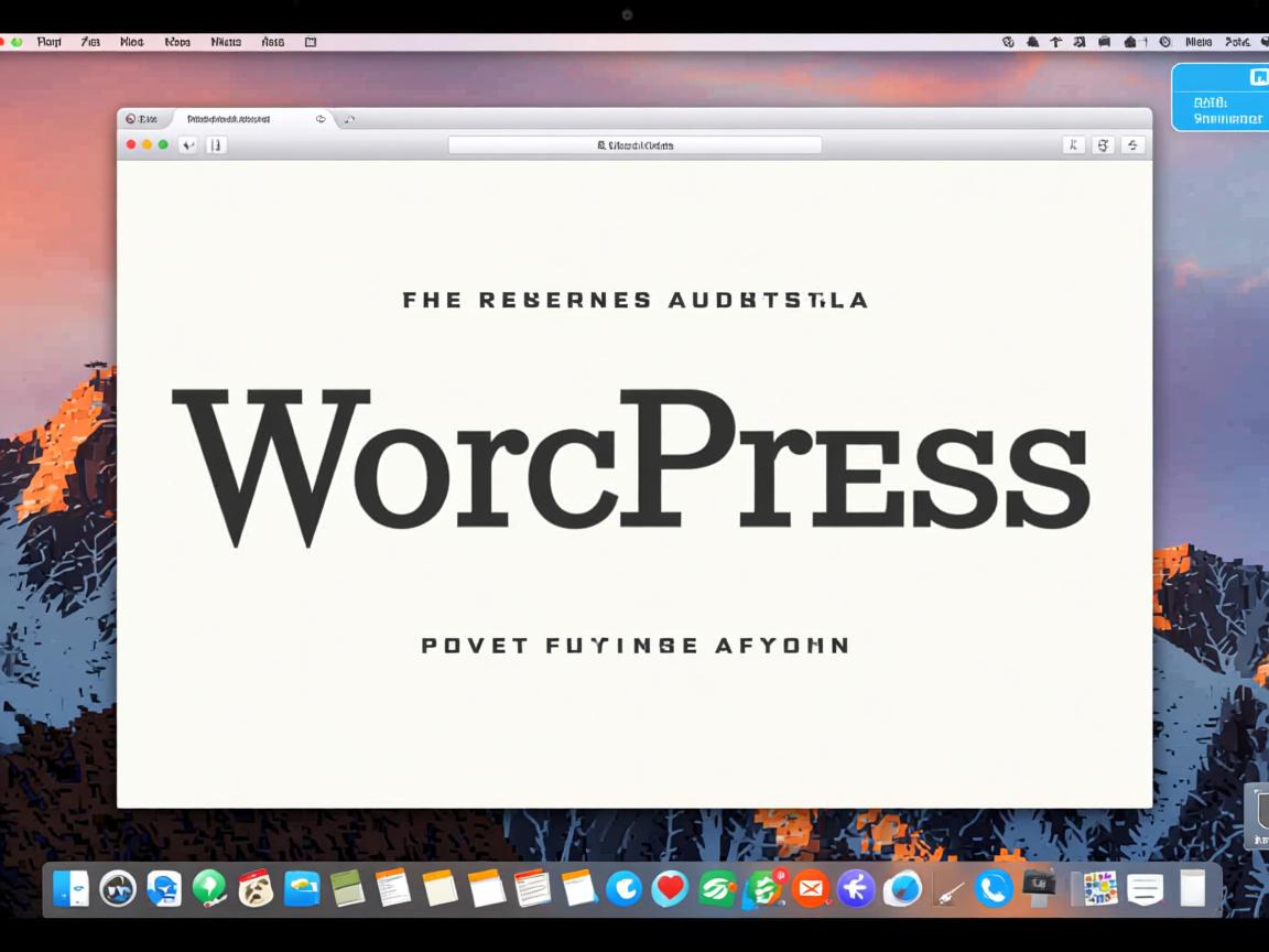 Mac如何给WordPress添加字体 第1张 Mac如何给WordPress添加字体 第1张
