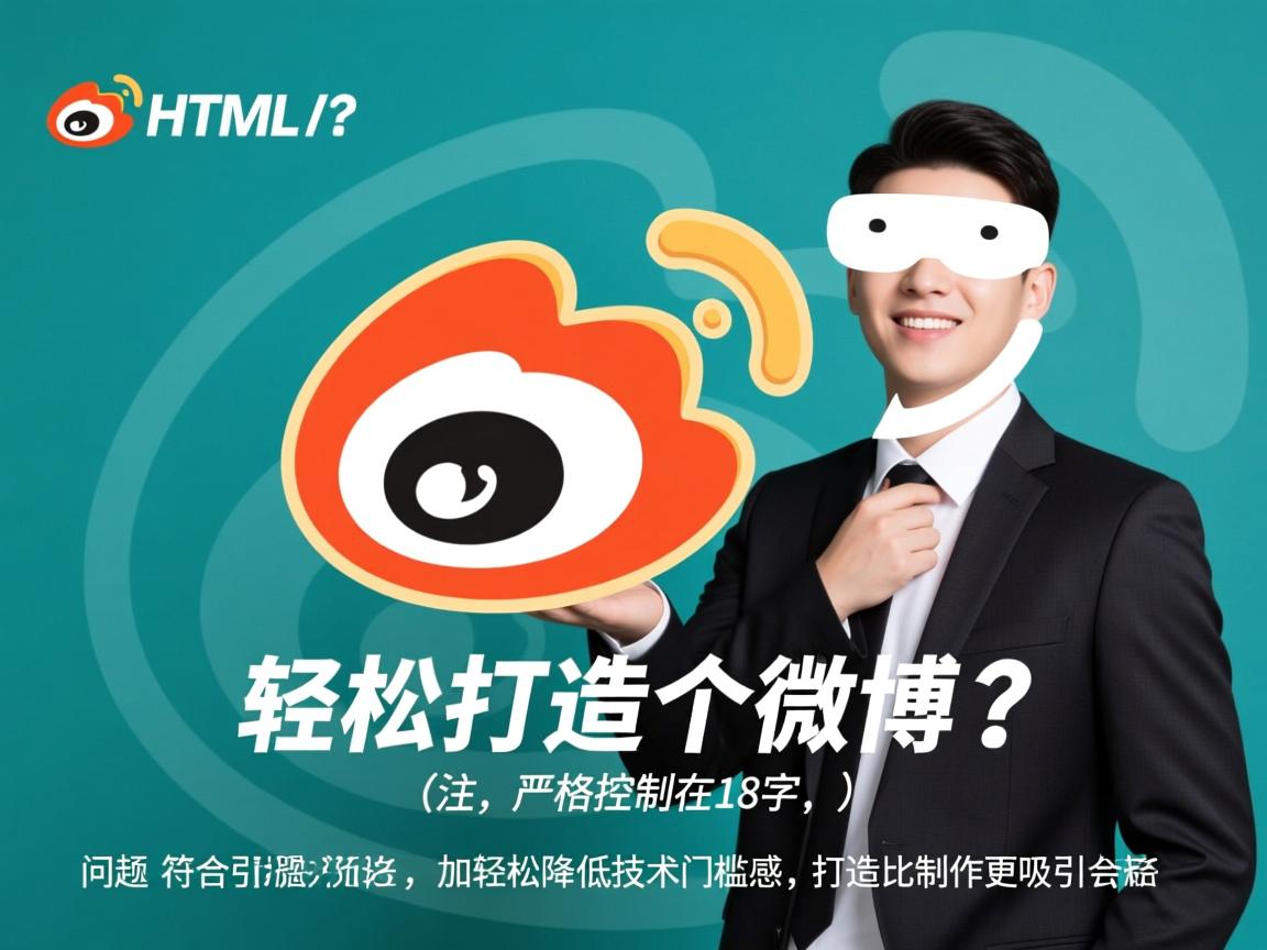 如何在HTML轻松打造个人微博?,(注,严格控制在18字,加入轻松降低技术门槛感,打造比制作更吸引点击,问句形式符合引流标题特征) 第1张 如何在HTML轻松打造个人微博?,(注,严格控制在18字,加入轻松降低技术门槛感,打造比制作更吸引点击,问句形式符合引流标题特征) 第1张