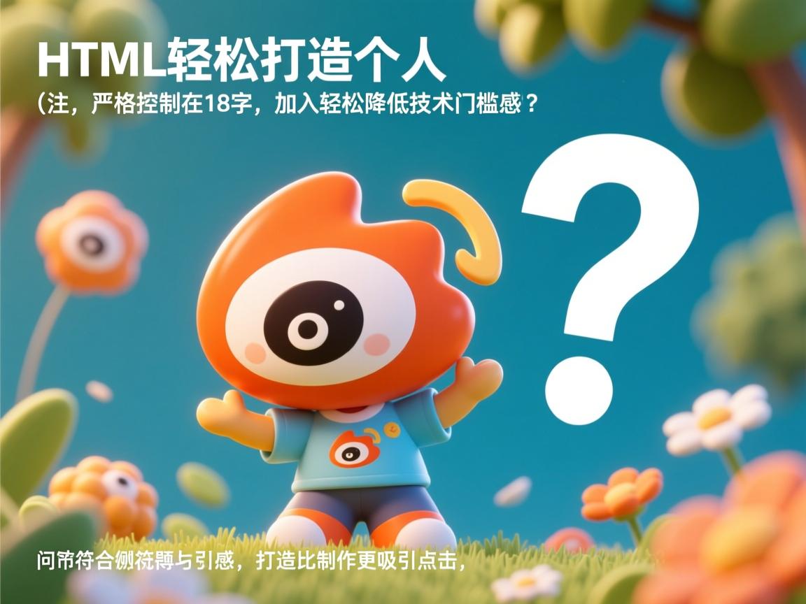 如何在HTML轻松打造个人微博?,(注,严格控制在18字,加入轻松降低技术门槛感,打造比制作更吸引点击,问句形式符合引流标题特征) 第2张 如何在HTML轻松打造个人微博?,(注,严格控制在18字,加入轻松降低技术门槛感,打造比制作更吸引点击,问句形式符合引流标题特征) 第2张
