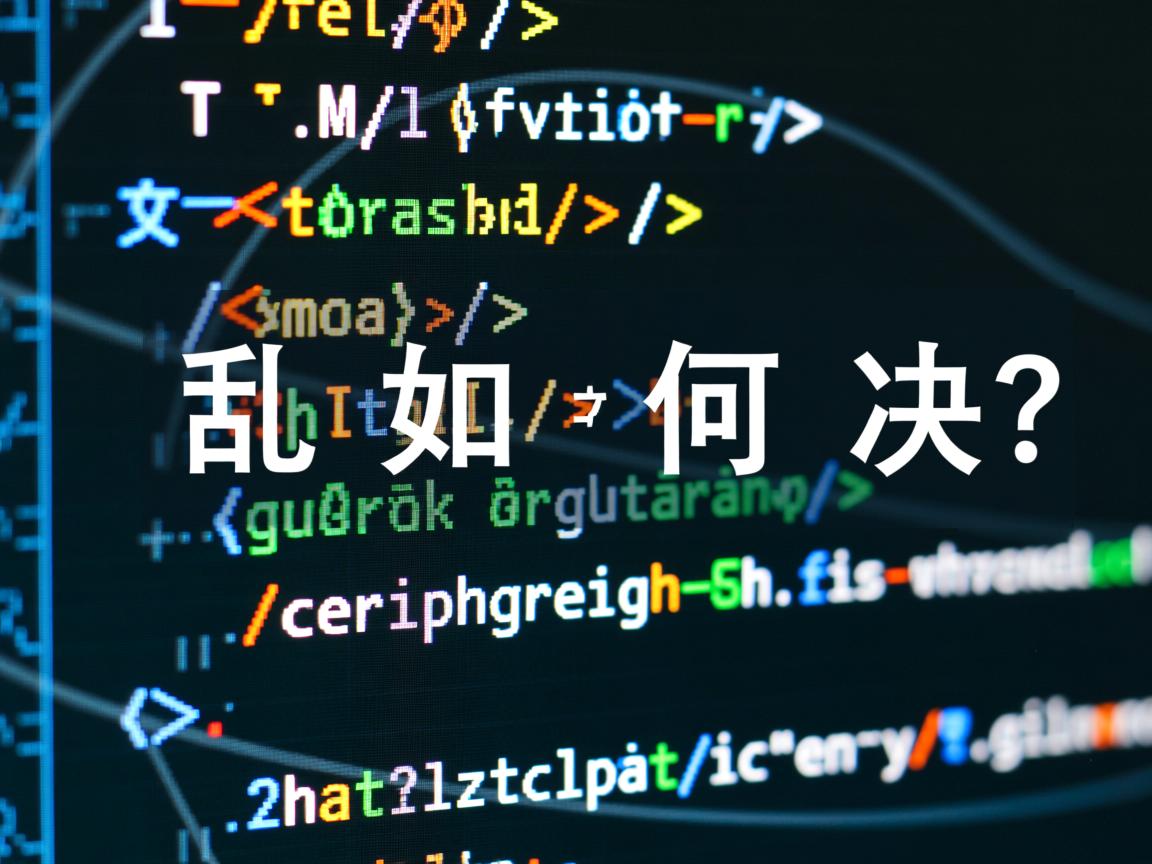 HTML中文乱码如何解决? 第1张 HTML中文乱码如何解决? 第1张