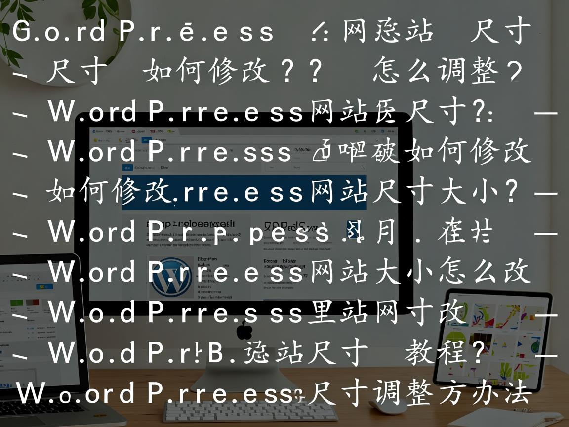 WordPress网站尺寸如何修改？，怎么调整WordPress网站尺寸？，WordPress如何修改网站尺寸大小？，WordPress网站大小怎么改？，WordPress改网站尺寸教程？，WordPress尺寸调整方法？  第2张