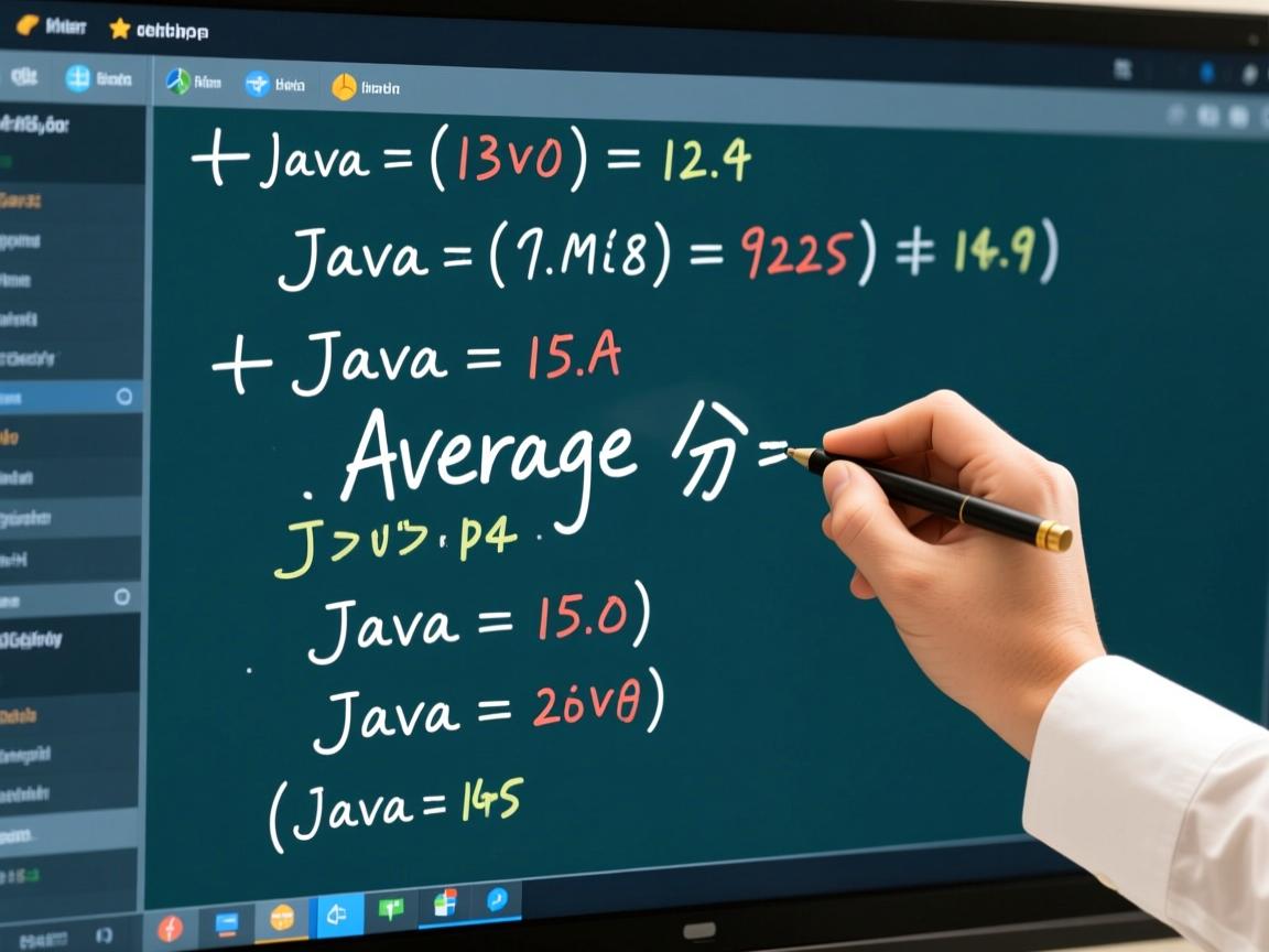 Java程序如何计算平均分 第1张 Java程序如何计算平均分 第1张