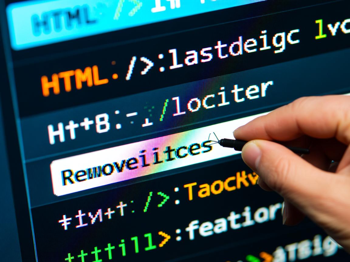 如何在HTML中轻松移除标签 第1张 如何在HTML中轻松移除标签 第1张