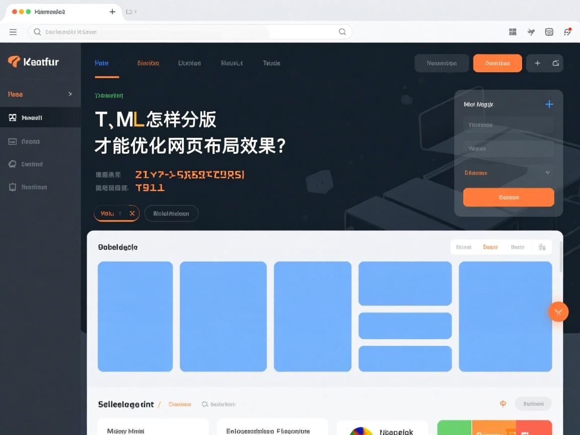 HTML怎样分版块才能优化网页布局效果? 第1张 HTML怎样分版块才能优化网页布局效果? 第1张