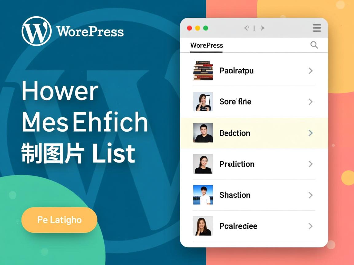 WordPress如何轻松制作图片列表? 第2张 WordPress如何轻松制作图片列表? 第2张