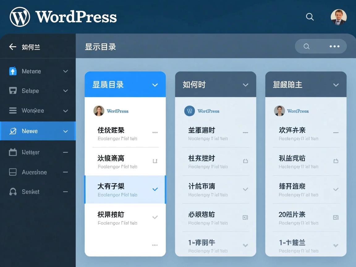 WordPress分栏如何显示目录 第3张 WordPress分栏如何显示目录 第3张