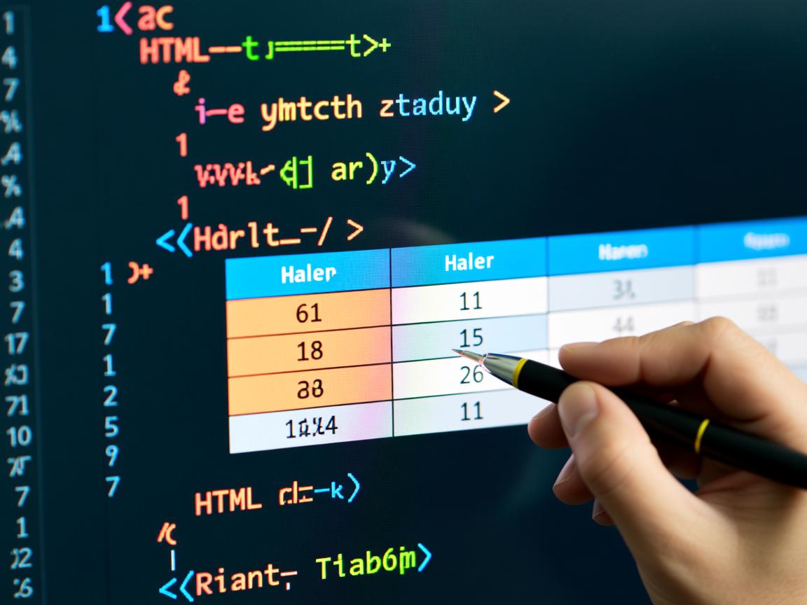 如何在HTML中快速制作表格？  第3张