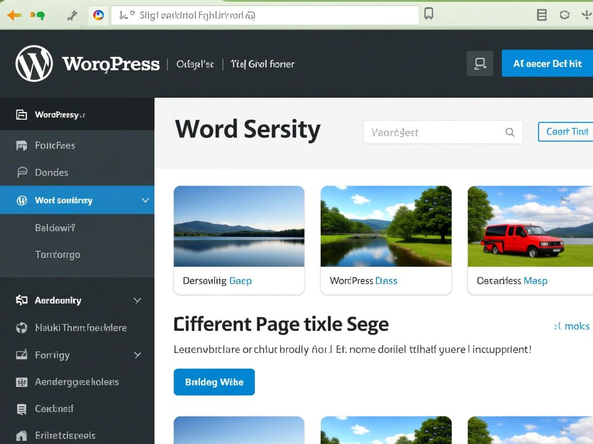 WordPress不同页面标题如何设置 第1张 WordPress不同页面标题如何设置 第1张