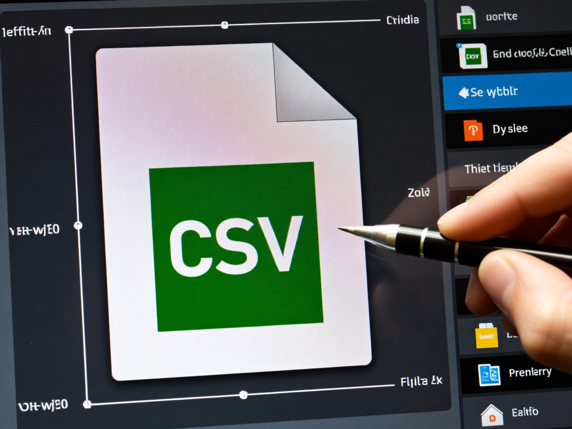 如何打开CSV文件