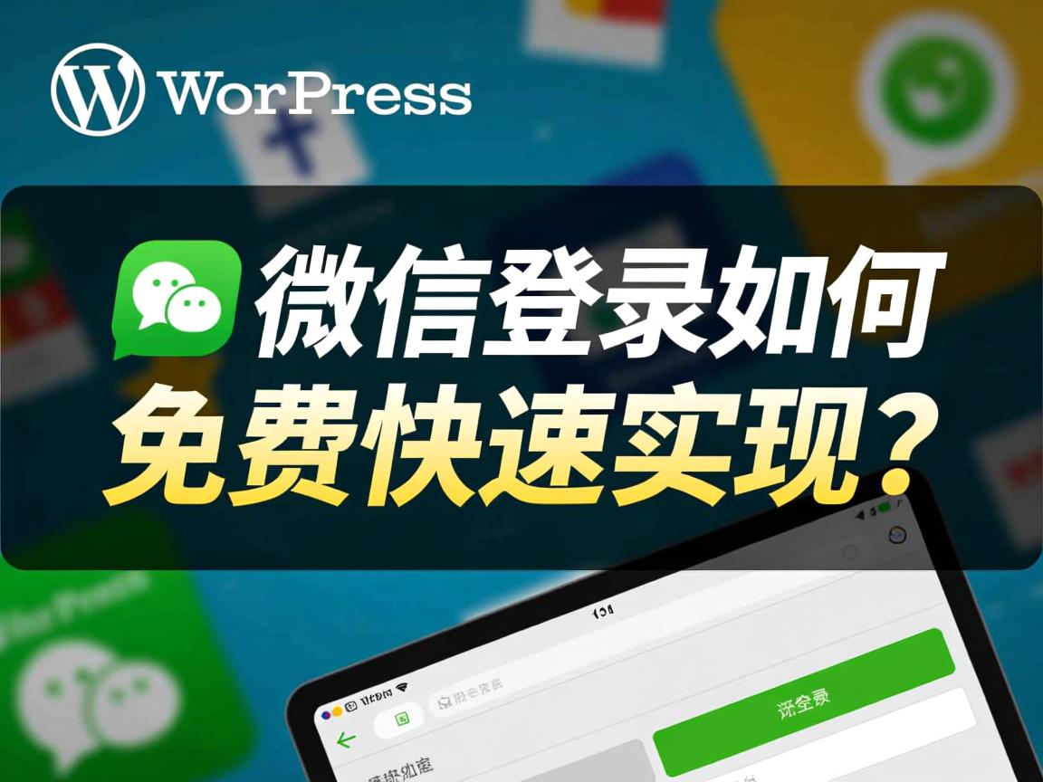 WordPress微信登录如何免费快速实现? 第3张 WordPress微信登录如何免费快速实现? 第3张