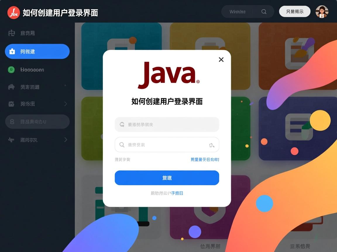 Java如何创建用户登录界面 第1张 Java如何创建用户登录界面 第1张