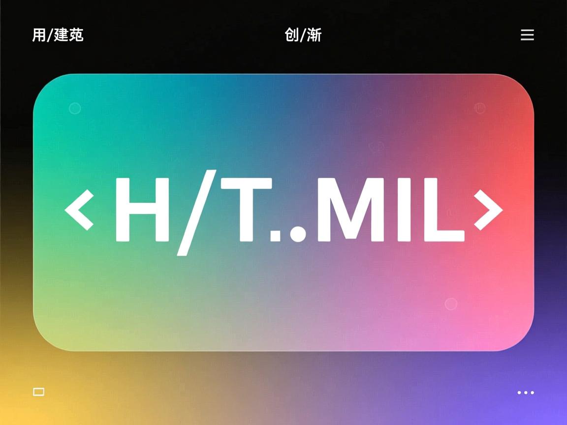 如何用HTML创建渐变色？  第1张