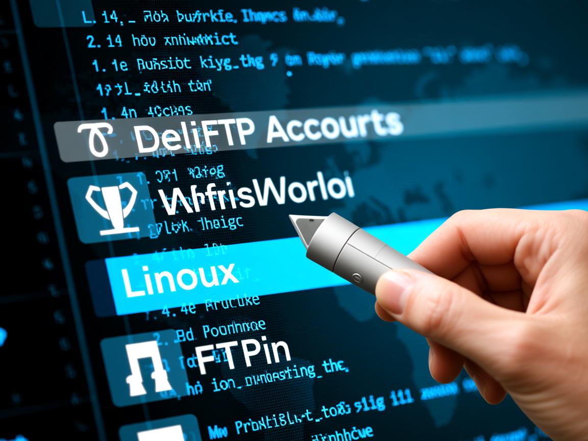Linux系统怎样彻底删除FTP账号