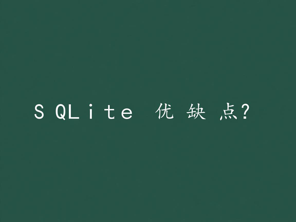 SQLite优缺点? 第1张 SQLite优缺点? 第1张