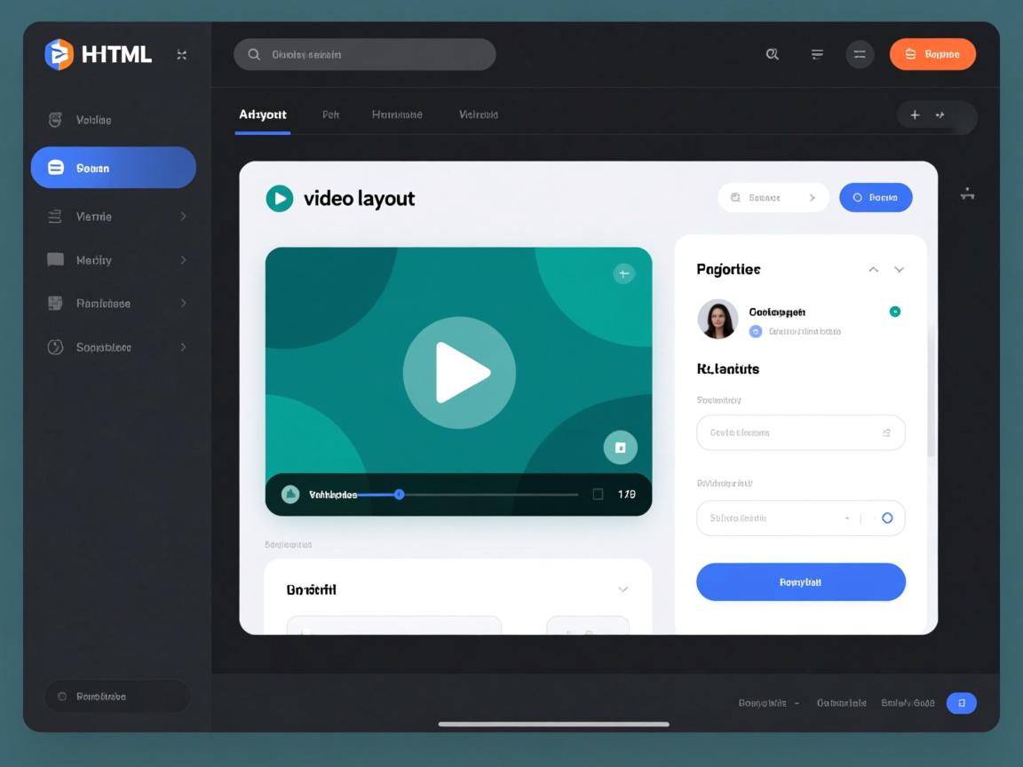 如何在HTML中添加视频布局？