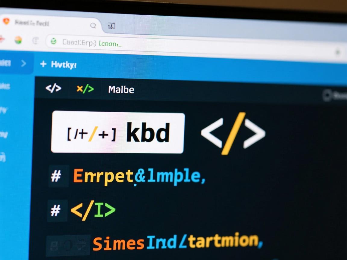 HTML kbd标签使用简单教程 第3张 HTML kbd标签使用简单教程 第3张