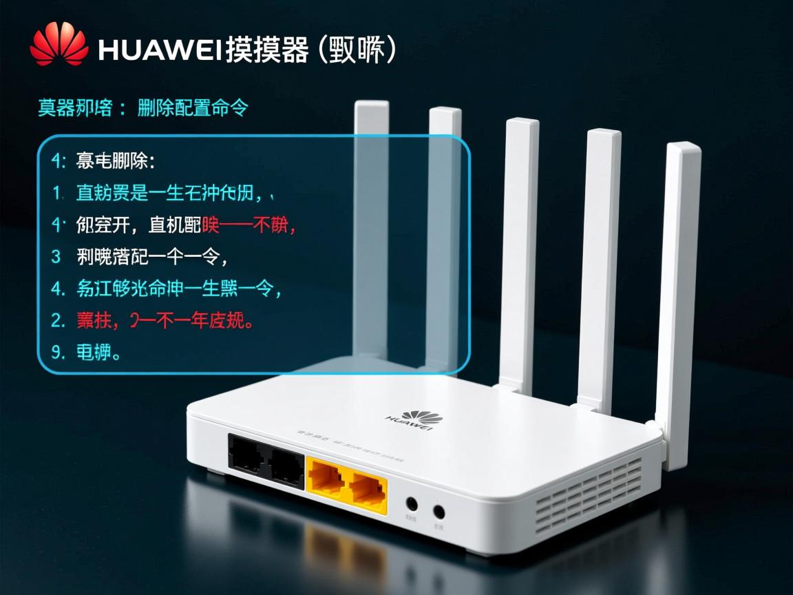 华为路由器模拟器如何删除配置命令? 第3张 华为路由器模拟器如何删除配置命令? 第3张