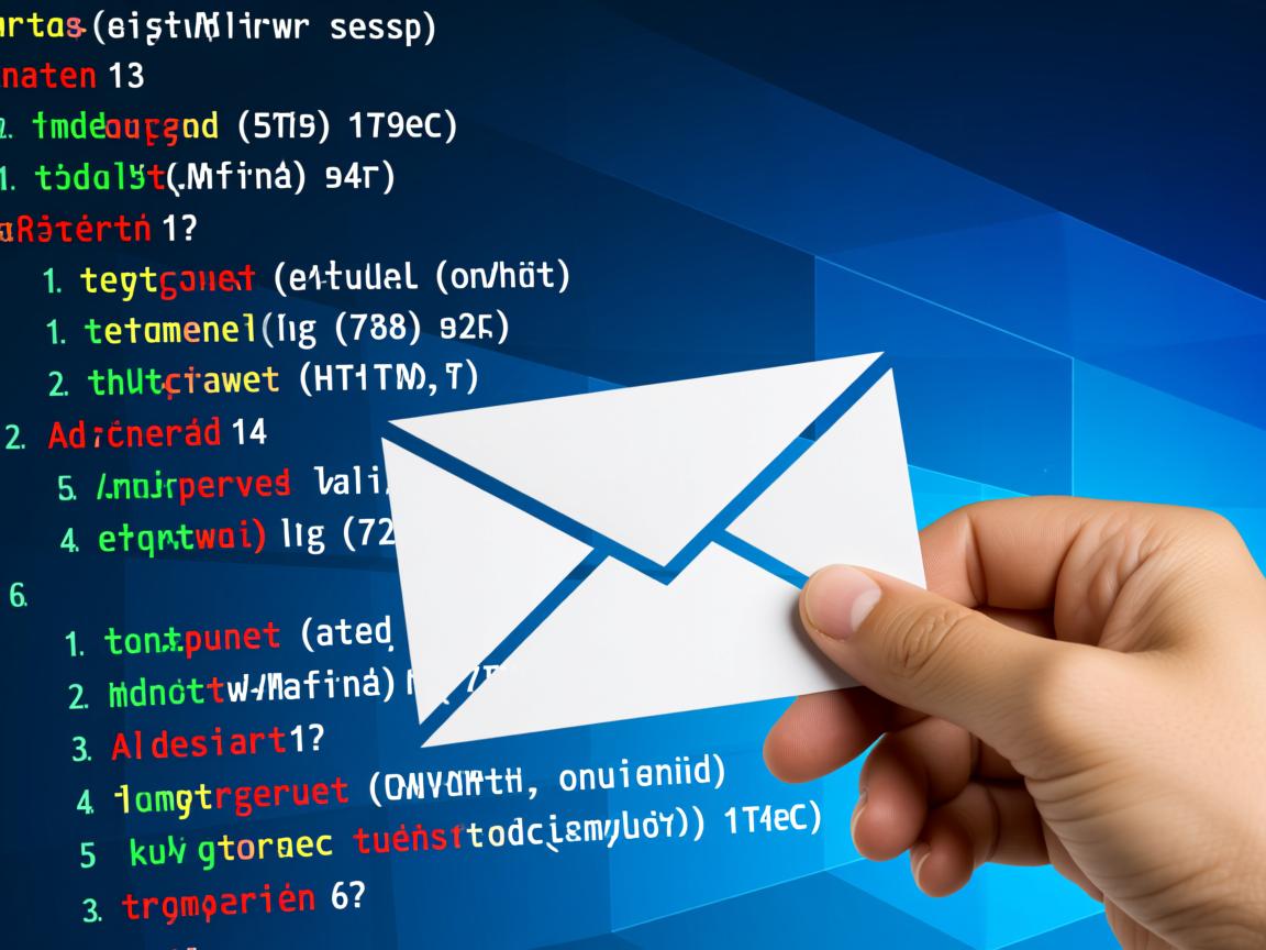 如何通过CMD命令轻松实现邮件发送? 第3张 如何通过CMD命令轻松实现邮件发送? 第3张