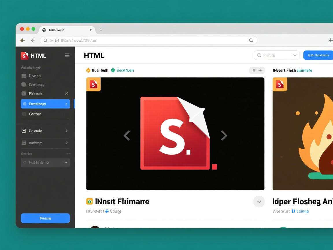 如何在HTML页面中插入flash动画？  第1张