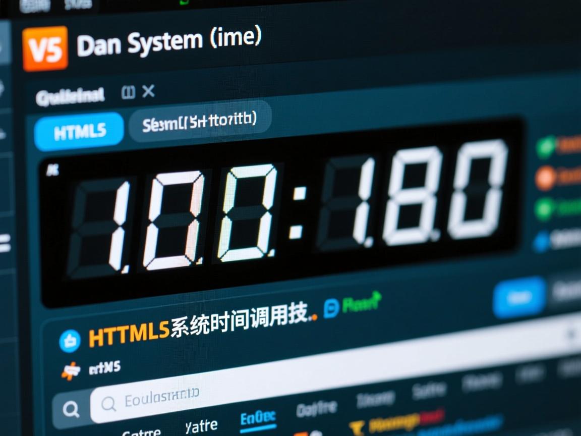 HTML5如何调用系统时间显示，HTML5获取系统时间方法，HTML5实时显示系统时间教程，HTML5调用系统时间步骤，HTML5系统时间调用技巧