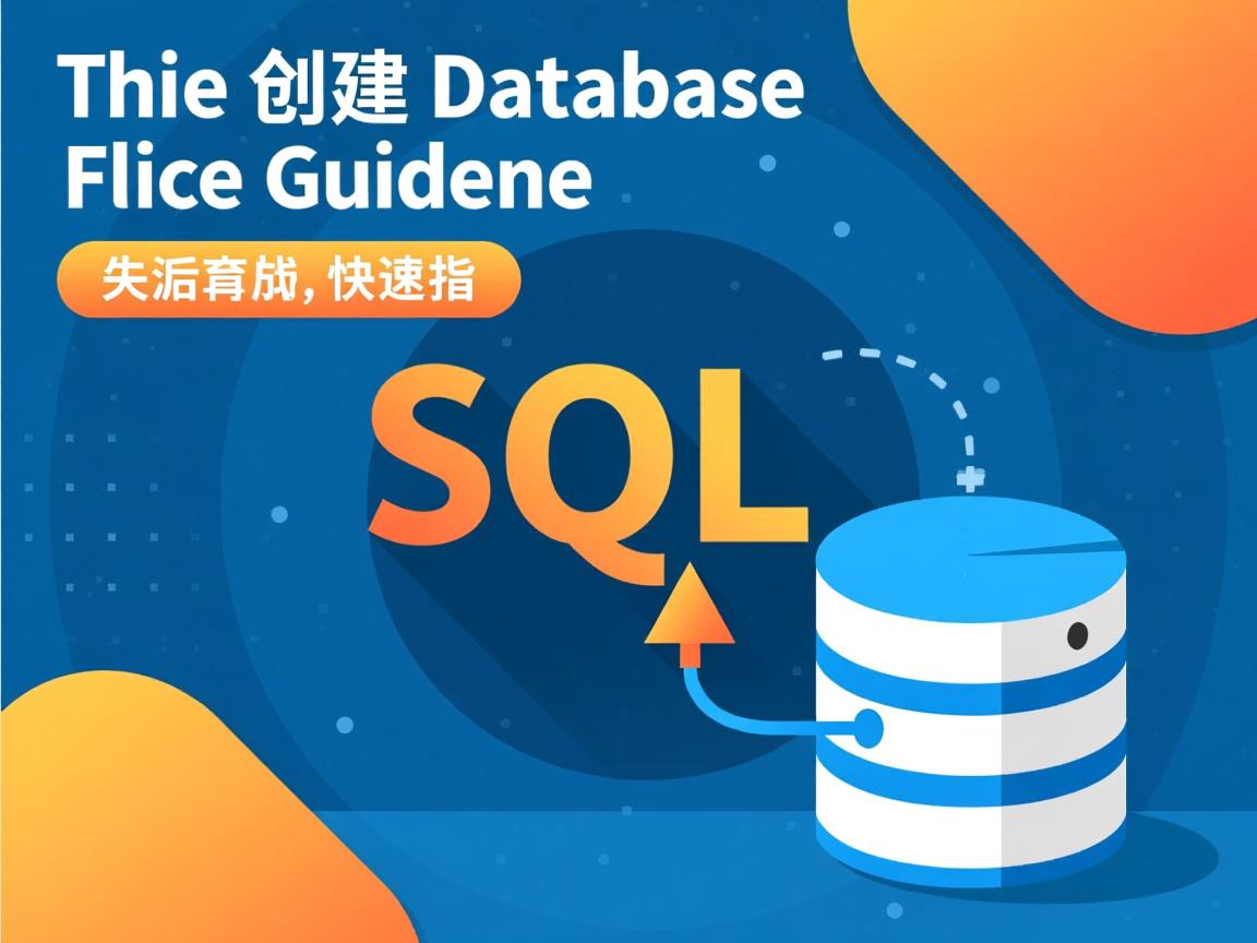 SQL创建数据库快速指南 第3张 SQL创建数据库快速指南 第3张