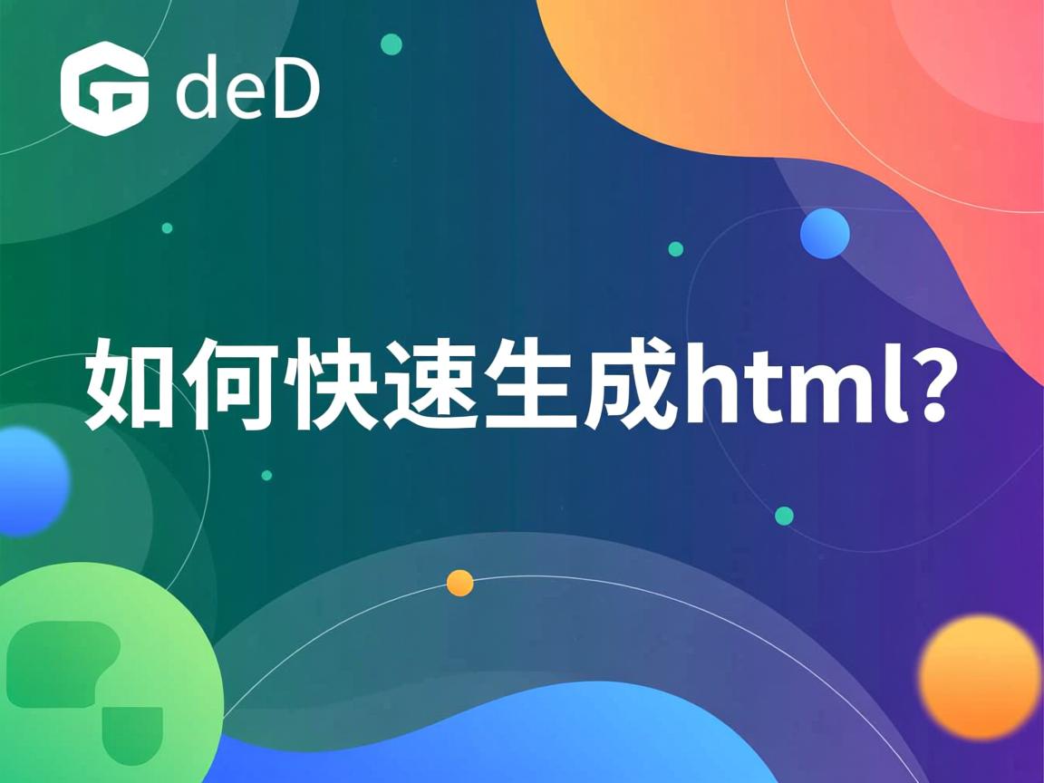 dede如何快速生成html? 第3张 dede如何快速生成html? 第3张