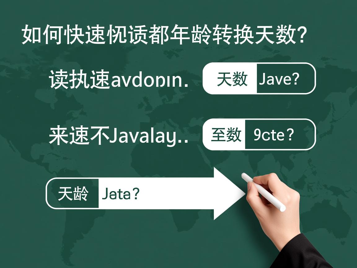 Java如何快速将年龄转换为天数？  第3张