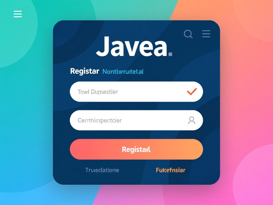 如何用Java实现注册功能? 第2张 如何用Java实现注册功能? 第2张