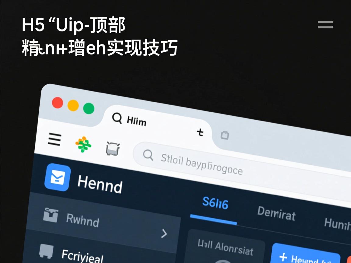 HTML5固定顶部导航实现技巧 第1张 HTML5固定顶部导航实现技巧 第1张