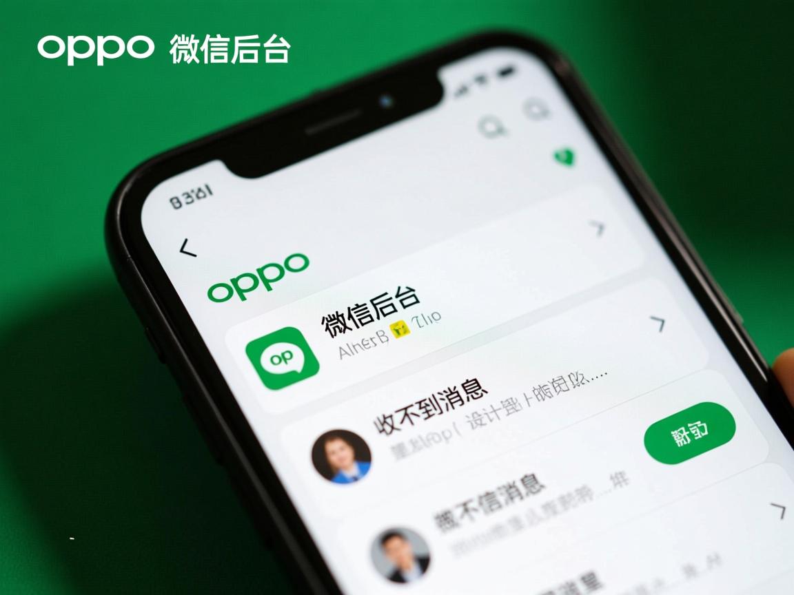 OPPO微信后台为何收不到消息? 第1张 OPPO微信后台为何收不到消息? 第1张