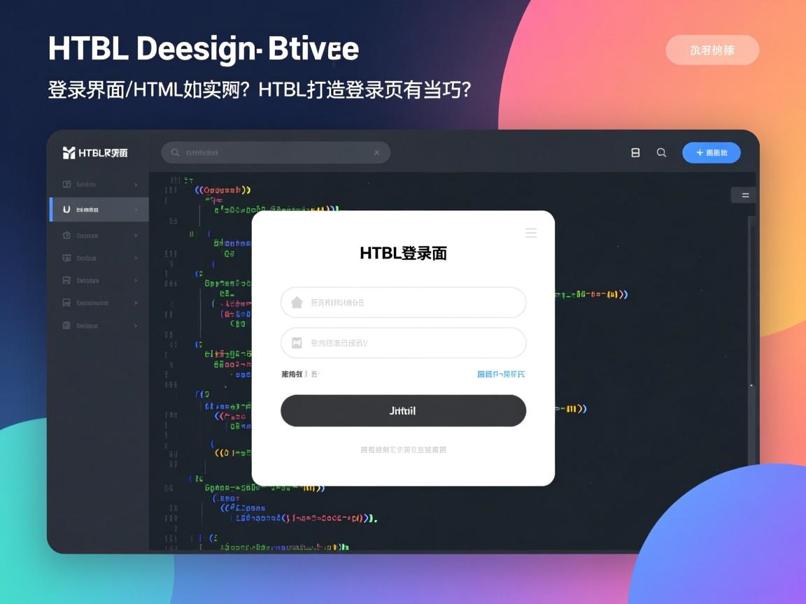 HTML登录界面设计怎么做？，HTML如何设计登录界面？，HTML登录页设计如何实现？，登录界面HTML代码如何写？，HTML打造登录页有哪些技巧？  第3张