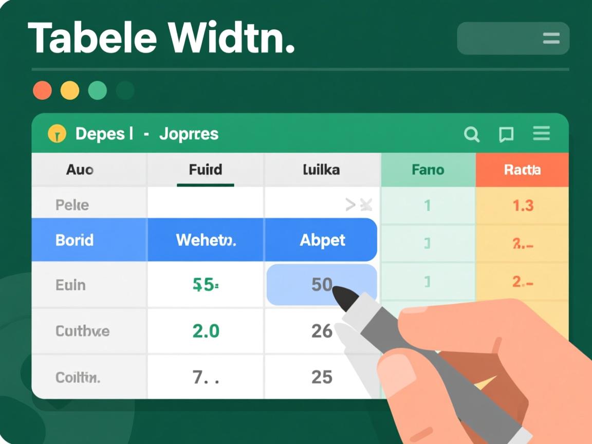 Java表格宽度如何调整 第1张 Java表格宽度如何调整 第1张