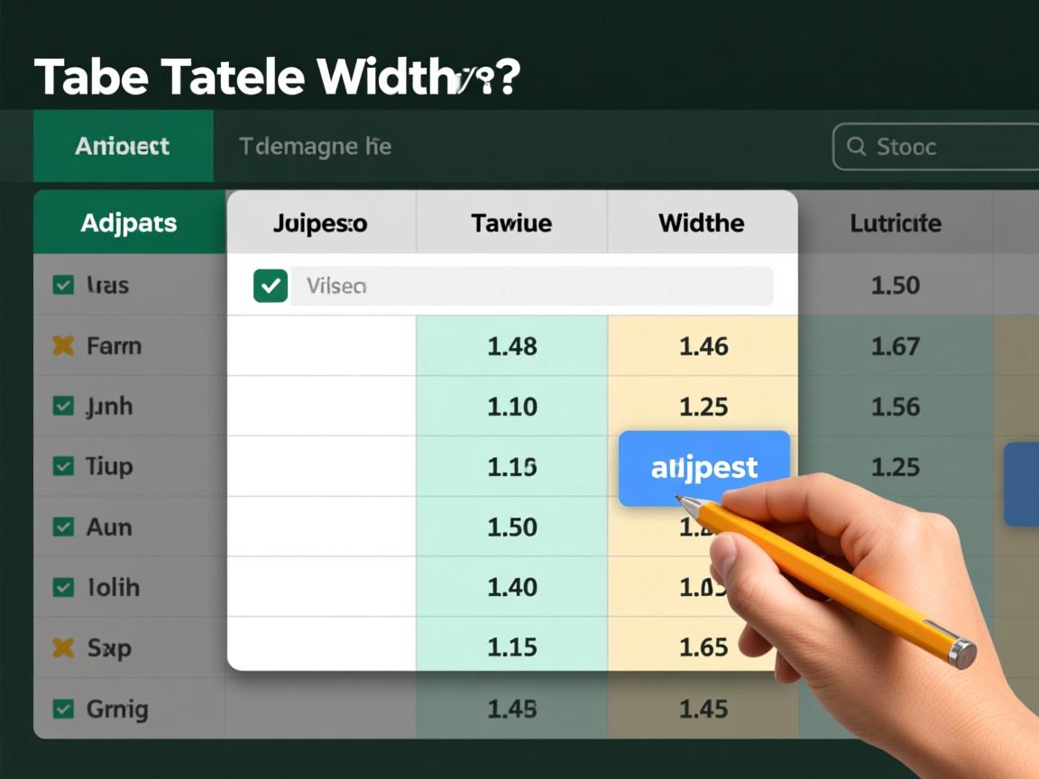Java表格宽度如何调整 第3张 Java表格宽度如何调整 第3张