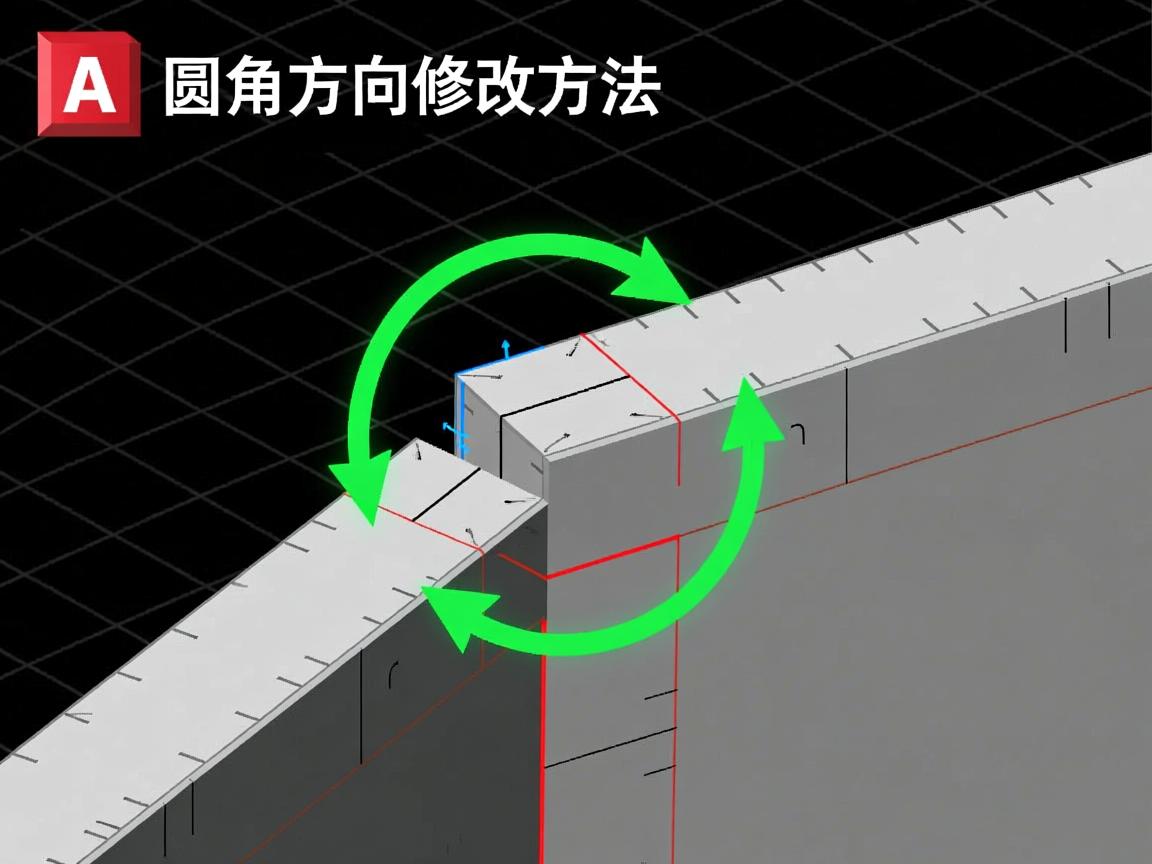 AutoCAD倒圆角方向修改方法 第3张 AutoCAD倒圆角方向修改方法 第3张