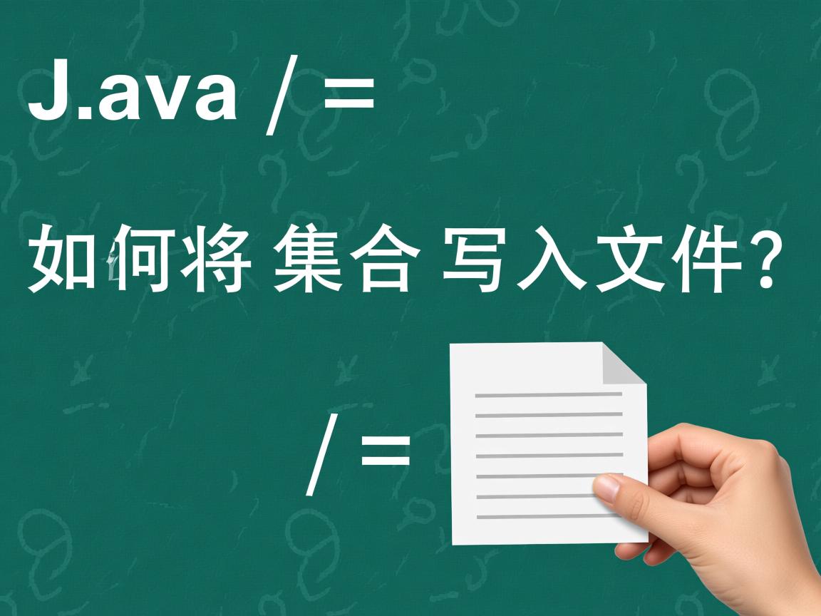 Java如何将集合写入文件? 第1张 Java如何将集合写入文件? 第1张