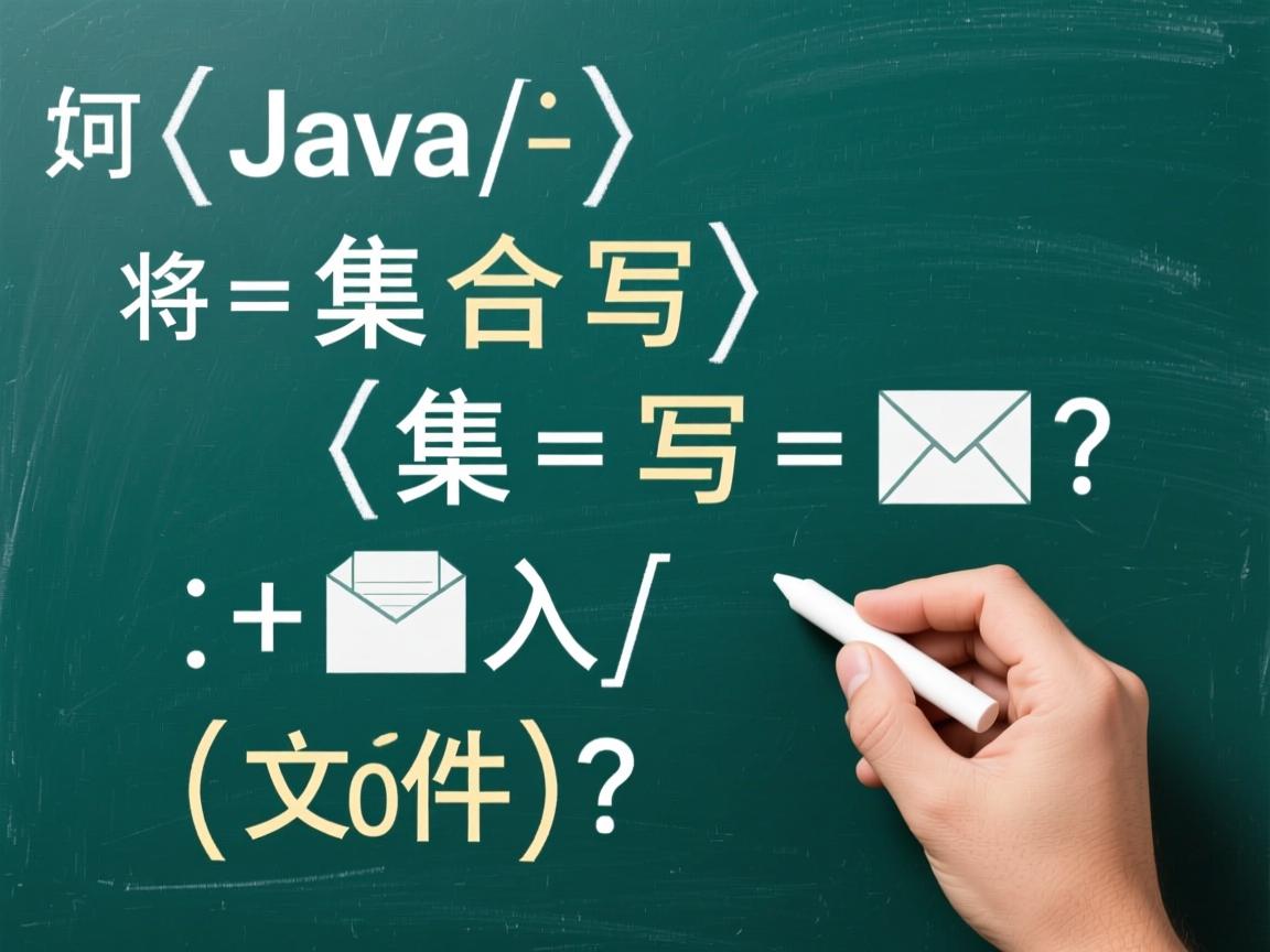 Java如何将集合写入文件? 第3张 Java如何将集合写入文件? 第3张