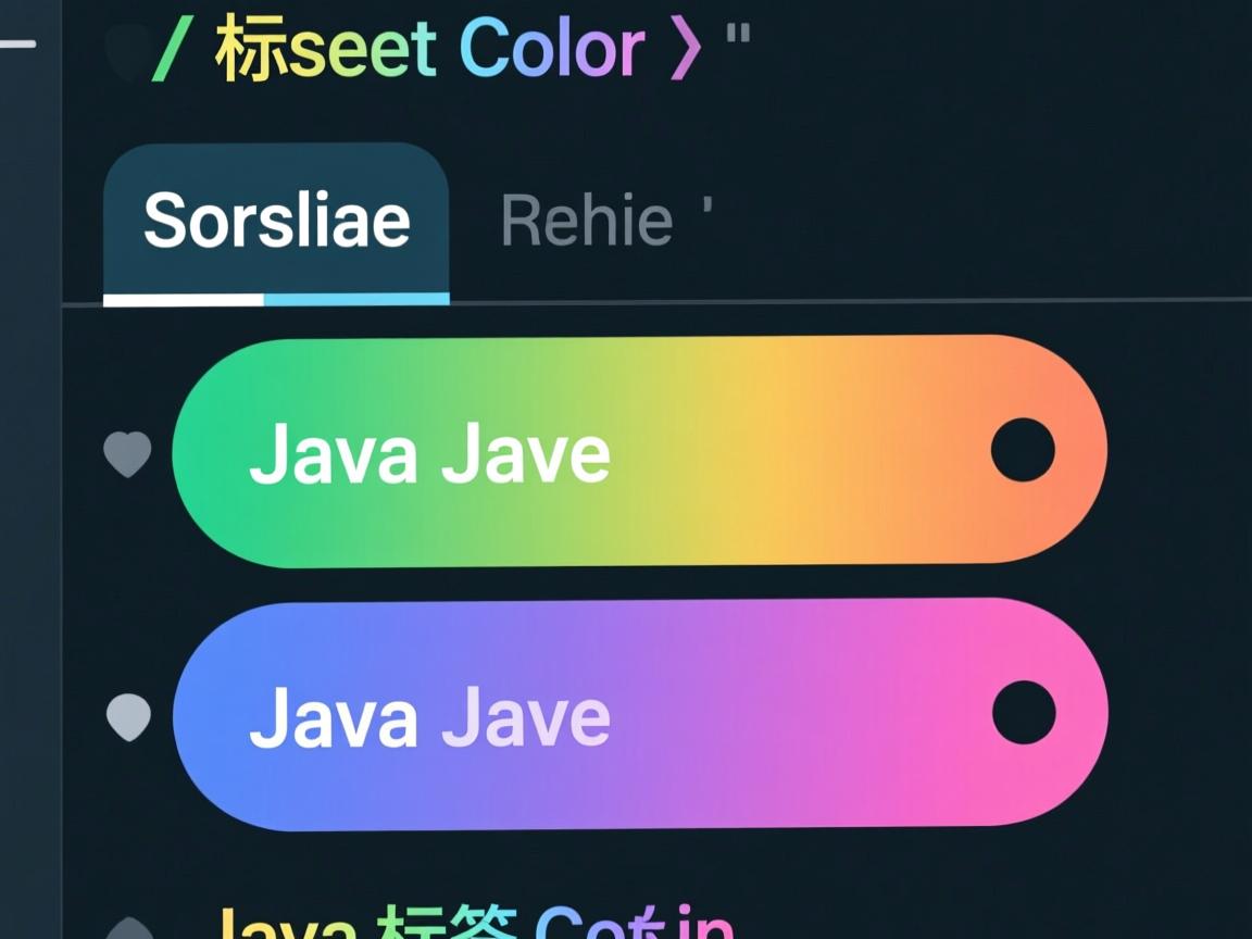 Java如何设置标签颜色,Java标签颜色设置方法,Java修改标签颜色教程,Java标签颜色自定义 第3张 Java如何设置标签颜色,Java标签颜色设置方法,Java修改标签颜色教程,Java标签颜色自定义 第3张