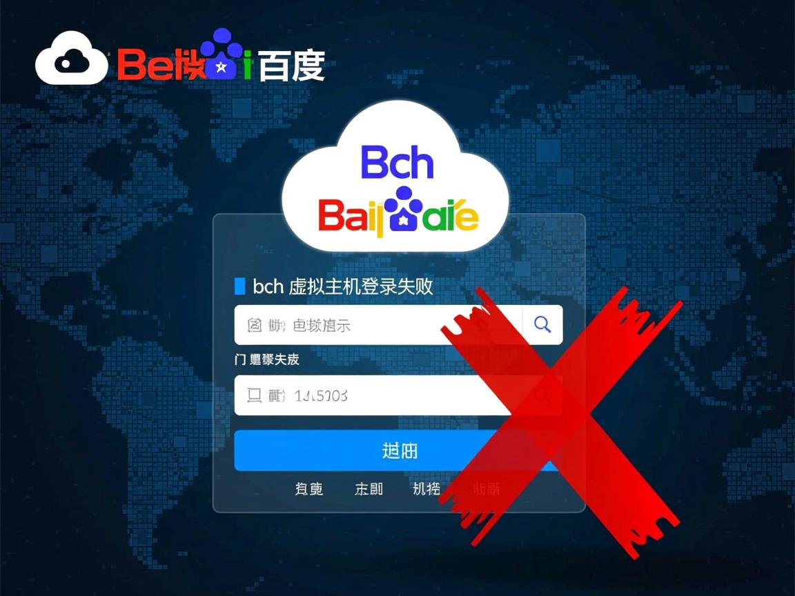 为什么百度云bch虚拟主机登录失败? 第1张 为什么百度云bch虚拟主机登录失败? 第1张