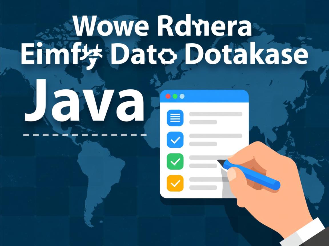 Java如何保存数据到数据库 第2张 Java如何保存数据到数据库 第2张