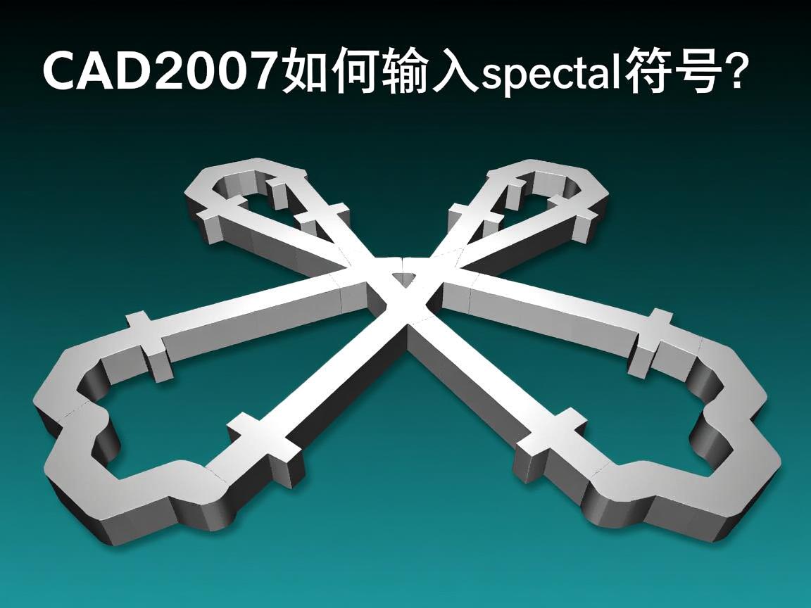 CAD2007如何输入特殊符号? 第3张 CAD2007如何输入特殊符号? 第3张